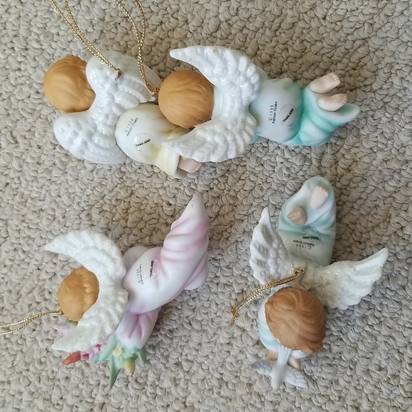 4 Vintage Angel ornaments - Picture 3 of 12